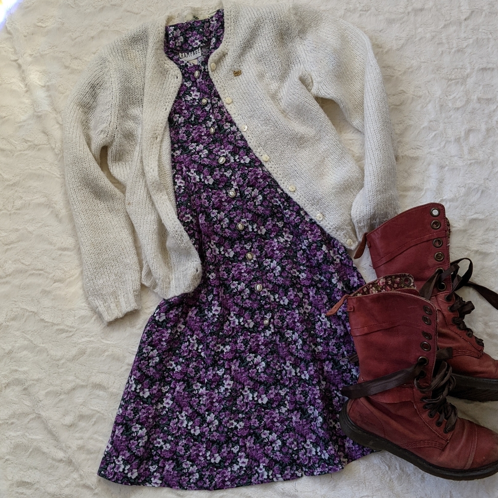 Rampage Floral 90's Grunge Dress